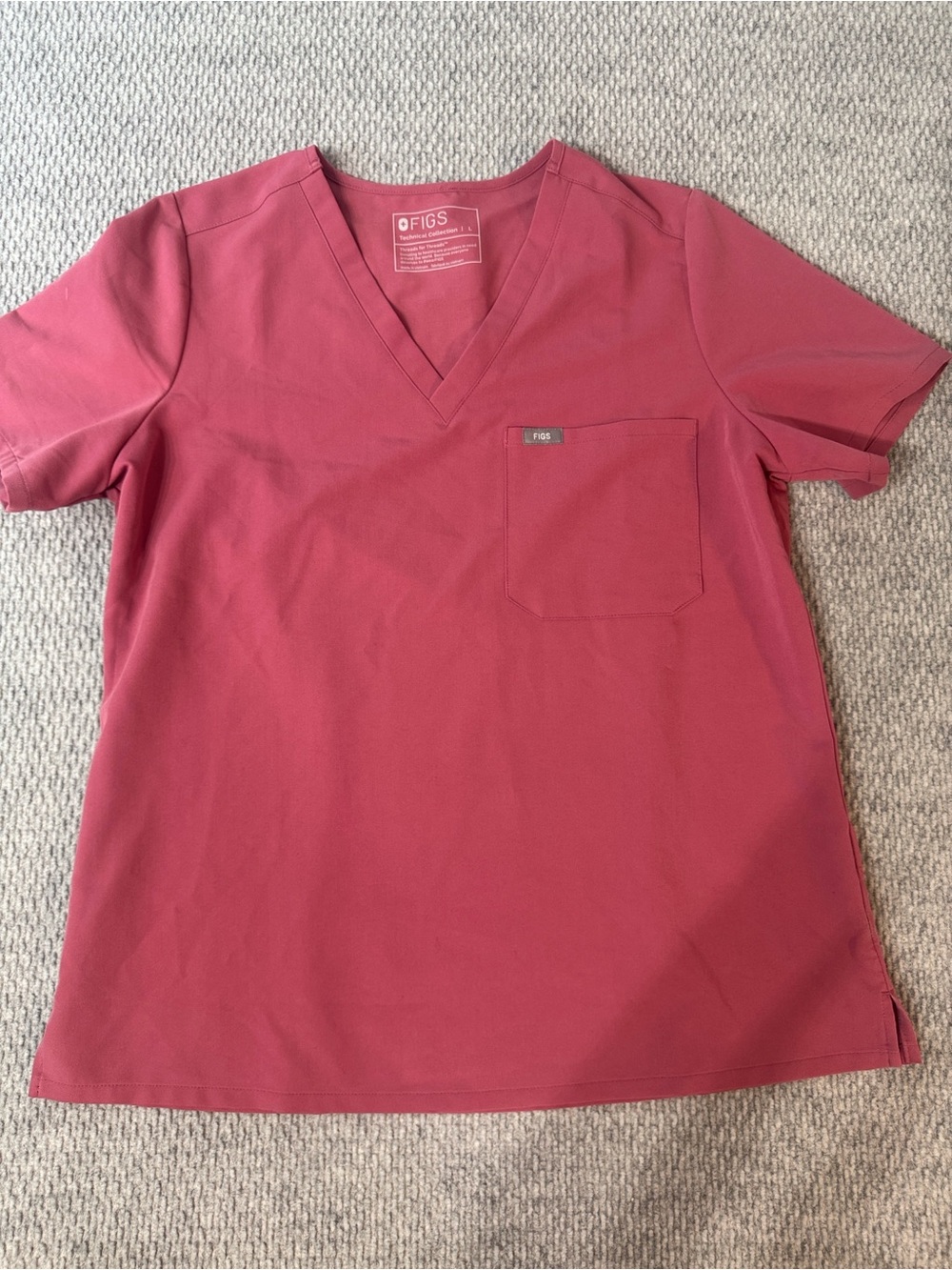 Figs Technical Collection  Sz L Pink / Coral